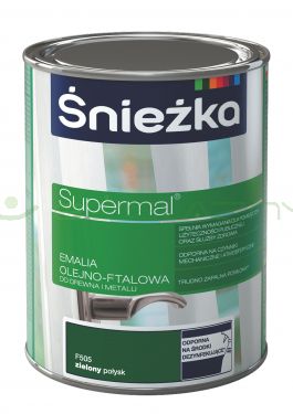 SUPERMAL ZIELONY F505 połysk - 10L - Emalia olejno-ftalowa