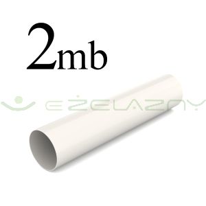 Bryza rura spustowa PCV 110 2 mb biała Cellfast