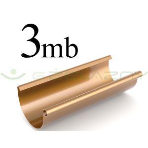 	
Bryza rynna dachowa PCV 125 3 mb miedź Cellfast