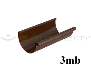 Bryza STAL rynna dachowa 125 3mb brąz Cellfast