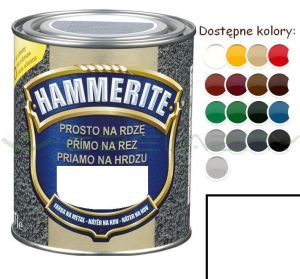 Hammerite biały 0,7 L - połysk