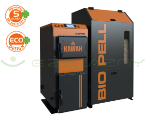 Kotły Kawah Bio Pell Clover (15, 23, 30 kW) - 5 klasa, Ecodesign - zbiornik modułowy