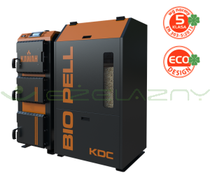 Kocioł KAWAH KDC K2 BIOPELL 2D 15 kW (czopuch tył)