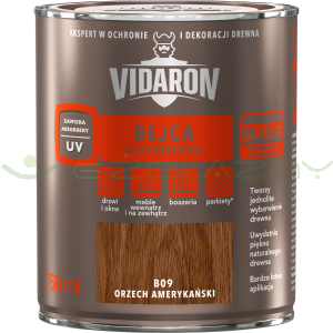 Vidaron bejca B09 Orzech Amerykański 0,2L
