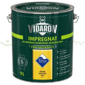 VIDARON Impregnat Powłokotwórczy - V02 Sosna Złocista - 9L