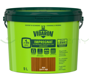 Vidaron impregnat ogrodowy R04 Złoty Dąb 9 L