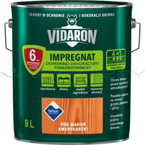 VIDARON Impregnat Powłokotwórczy - V06 Mahoń Amerykański - 9L