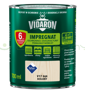 VIDARON Impregnat Powłokotwórczy - V17 Dąb Bielony - 0,7L