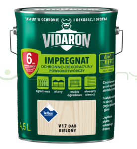 VIDARON Impregnat Powłokotwórczy - V17 Dąb Bielony - 4,5L