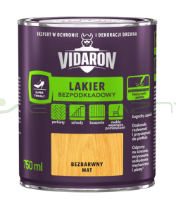 Vidaron lakier bezpodkładowy 0,75L mat