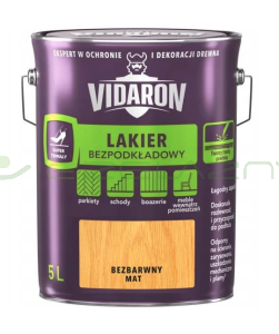 Vidaron lakier bezpodkładowy 5L mat