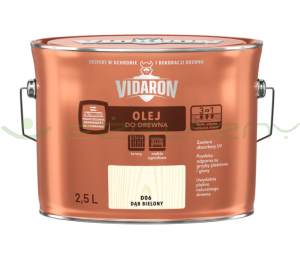Vidaron Olej do drewna D06 Dąb Bielony 2,5L
