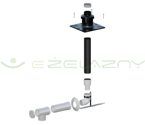 Zestaw przyłączeniowy ZB-01 biały 60/100