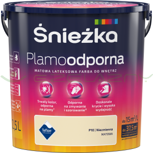 Śnieżka Plamoodporna 2,5L - P10 NIEZMIENNA