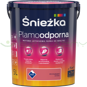 Śnieżka Plamoodporna 5L - P17 PRZEBOJOWA