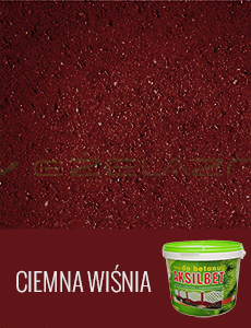 AKSILBET WIŚNIA CIEMNA 1L - Farba do betonu