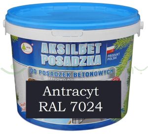 AKSILBET POSADZKA ANTRACYT RAL7024 - farba do betonu - 1L 5L 10L 20L