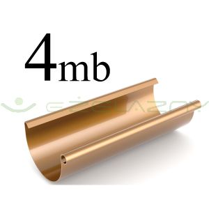 Bryza rynna dachowa PCV 125 4 mb miedź Cellfast