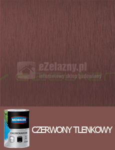 NOBILES chlorokauczuk Czerwony tlenkowy - 1L 5L 10L
