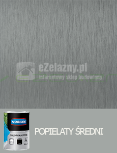 NOBILES chlorokauczuk Popielaty średni - 1L 5L 10L