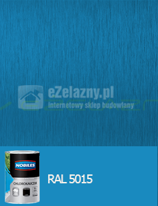 NOBILES CHLOROKAUCZUK Błękitny RAL 5015 - 1L 5L 10L