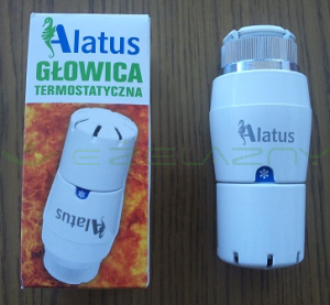Głowica termostatyczna Alatus biała