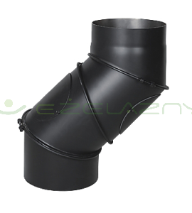 Kolano dymowe Q180 uniwersalne 4 segmentowe