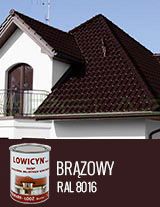 LOWICYN BRĄZOWY MAT 10L - RAL8016