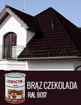 LOWICYN BRĄZOWY CZEKOLADOWY - RAL 8017 MAT - 0,8L 5L 10L