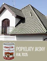 LOWICYN POPIELATY JASNY MAT 5L - RAL7035