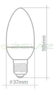 Żarówka LED MILO 2W 230V E 14 APOLLO