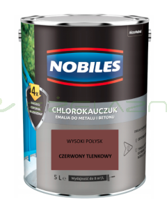 NOBILES chlorokauczuk Czerwony tlenkowy 5L
