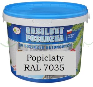 AKSILBET POSADZKA POPIELATY RAL7035 - farba do betonu - 1L 5L 10L 20L