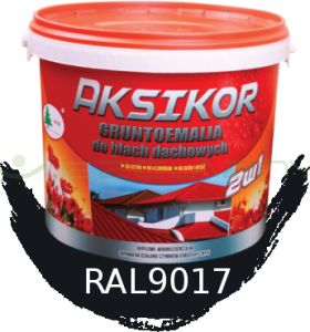 Aksikor Czarny 5L 10L 9017