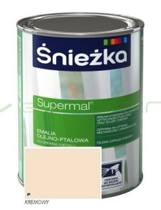 SUPERMAL KREMOWY F575 połysk - 0,2L - Emalia olejno-ftalowa