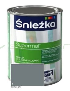 SUPERMAL POPIELATY RAL 7023 połysk - Emalia olejno-ftalowa