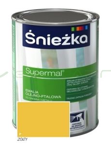 SUPERMAL ŻÓŁTY F565 połysk - 0,2L - Emalia olejno-ftalowa