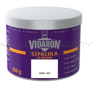Vidaron szpachla do drewna biała H01 250g
