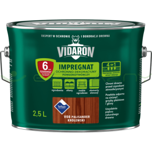 VIDARON Impregnat Powłokotwórczy - V08 Palisander Królewski - 2,5L