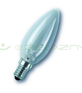 Żarówka E14 świecowa 60W - 230V przezroczysta