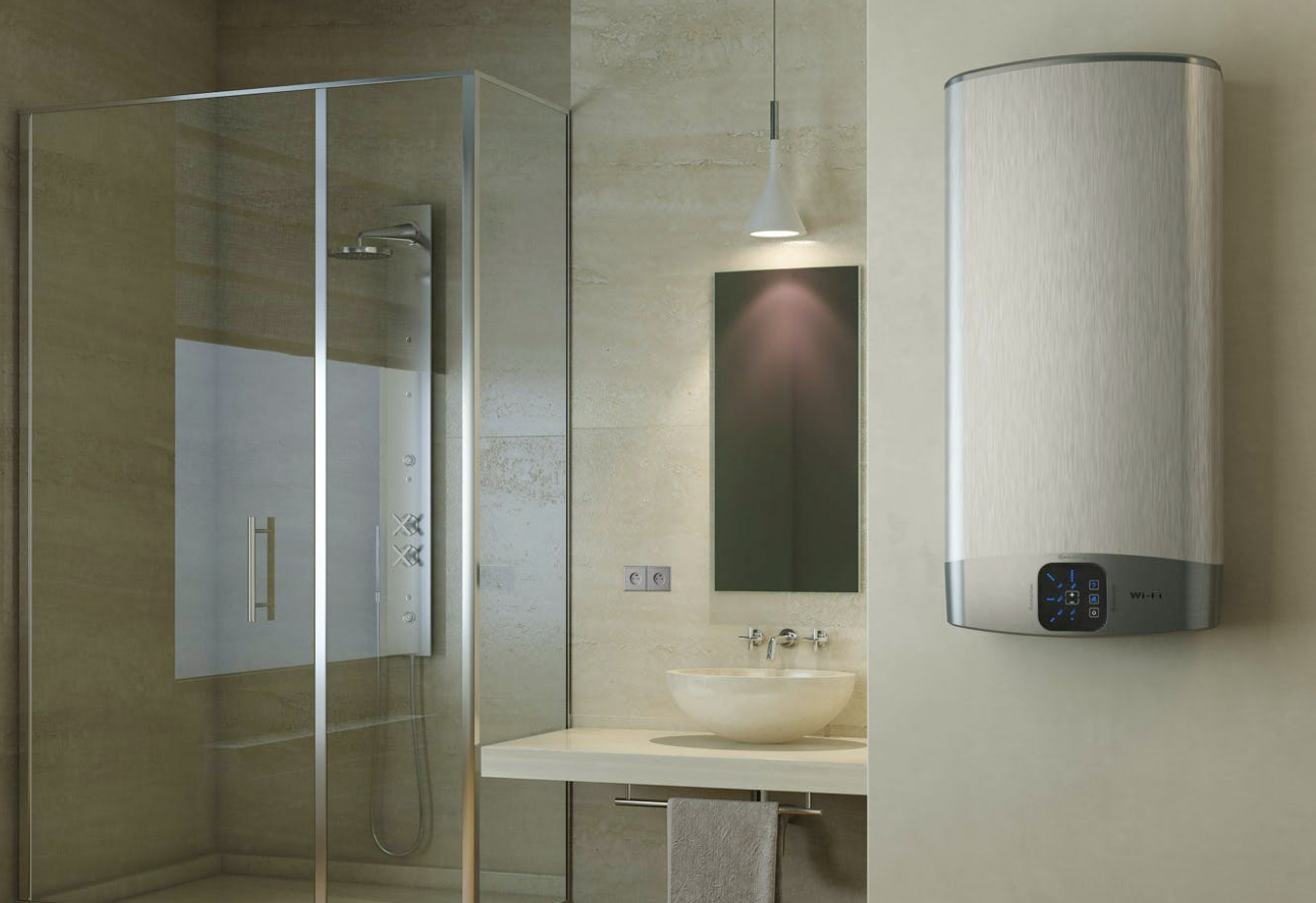 Elektryczny podgrzewacz wody Velis WIFI 100 L Ariston 3626325 - eZelazny.pl